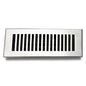 Floor Vent Cover / Register Size: 3” X 10” With Damper Top Faceplate Outer Size 12″X5″, Thickness 5 Mm, Handcrafted High-Quality Metal – Cast Aluminum Powder Coated Re-Paintable For Floors, Walls, And Ceilings – Modern And Contemporary Design (VR 102)