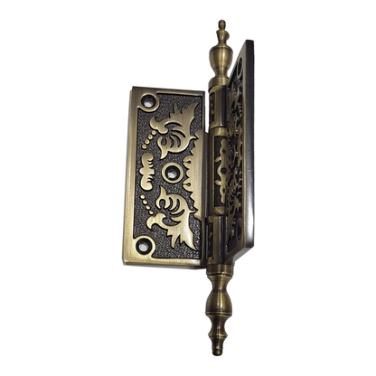 Brass Hinge 3.5″X 3.5″ Decorative Antique Brass