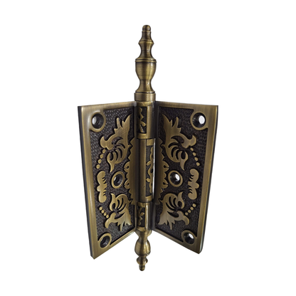 Brass Hinge 3.5″X 3.5″ Decorative Antique Brass