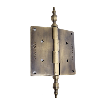 Brass Hinge 3.5″X 3.5″ Decorative Antique Brass