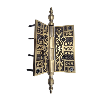 Brass Hinge 3.5″X 3.5″ Decorative Antique Brass