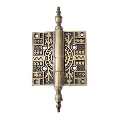 Brass Hinge 3.5″X 3.5″ Decorative Antique Brass