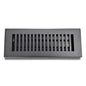 Floor Vent Cover / Register Size: 3” X 10” With Damper Top Faceplate Outer Size 12″X5″, Thickness 5 Mm, Handcrafted High-Quality Metal – Cast Aluminum Powder Coated Re-Paintable For Floors, Walls, And Ceilings – Modern And Contemporary Design (VR 102)