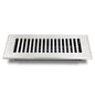 Floor Vent Cover / Register Size: 3” X 10” With Damper Top Faceplate Outer Size 12″X5″, Thickness 5 Mm, Handcrafted High-Quality Metal – Cast Aluminum Powder Coated Re-Paintable For Floors, Walls, And Ceilings – Modern And Contemporary Design (VR 102)