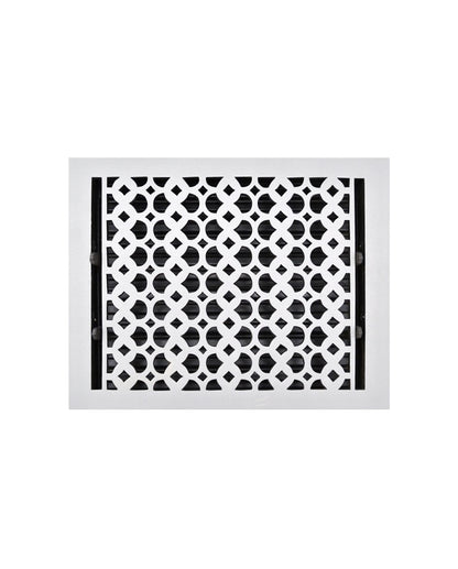 Cast Iron Floor Vent Cover / Register Size: 10” X12” With Damper Top Faceplate Outer Size 11-1/4" X 13-3/4", Thickness 5 Mm, Handcrafted Tudor Mushroom Design (VR100)