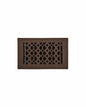 Cast Iron Floor Vent Cover / Register Size: 5” X 9” With Damper Top Faceplate Outer Size 7" x 11", Thickness 5 mm Handcrafted Tudor Mushroom Design (VR 100)