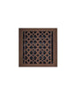 Cast Iron Floor Vent Cover / Register Size: 9” X 9” With Damper Top Faceplate Outer Size 10-1/2" X 11-1/2", Thickness 5 Mm, Handcrafted Tudor Mushroom Design (VR100)