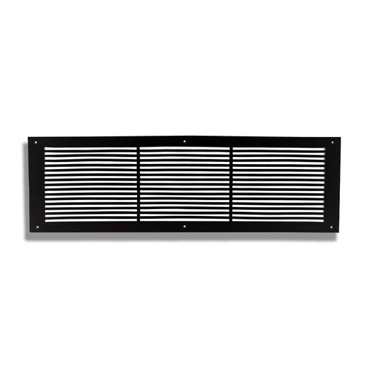 Air Return Grill 8" X 30" Top Faceplate Size 10" X 32" HVAC Duct Cover Decorative High-Quality Metal – Cast Aluminum Powder Coated Re-Paintable For Walls, Ceilings, And Floors Without Damper – Linear Design (VR 109)