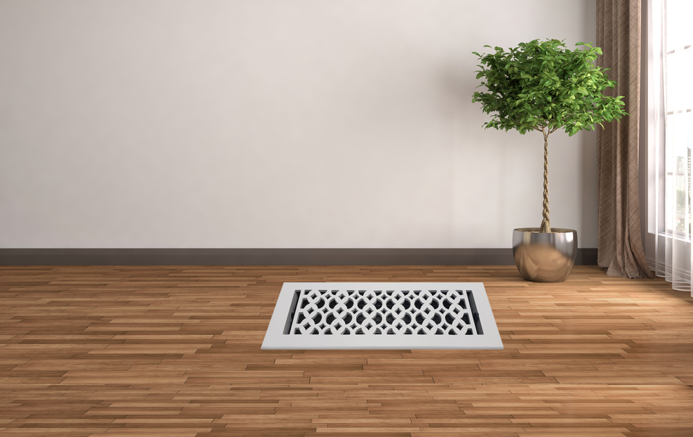 Cast Iron Floor Vent Cover / Register Size: 4” X 14” With Damper Top Faceplate Outer Size 5-1/2" X 15-1/2", Thickness 5 Mm, Handcrafted Tudor Mushroom Design (VR100)