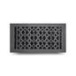 Cast Iron Floor Vent Cover / Register Size: 6” X 12” With Damper Top Faceplate Outer Size 7-1/4" X 14", Thickness 5 Mm, Handcrafted Tudor Mushroom Design (VR100)