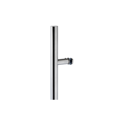 Door Pull Handle Round 24″ Single Side Stainless Steel 304, Satin