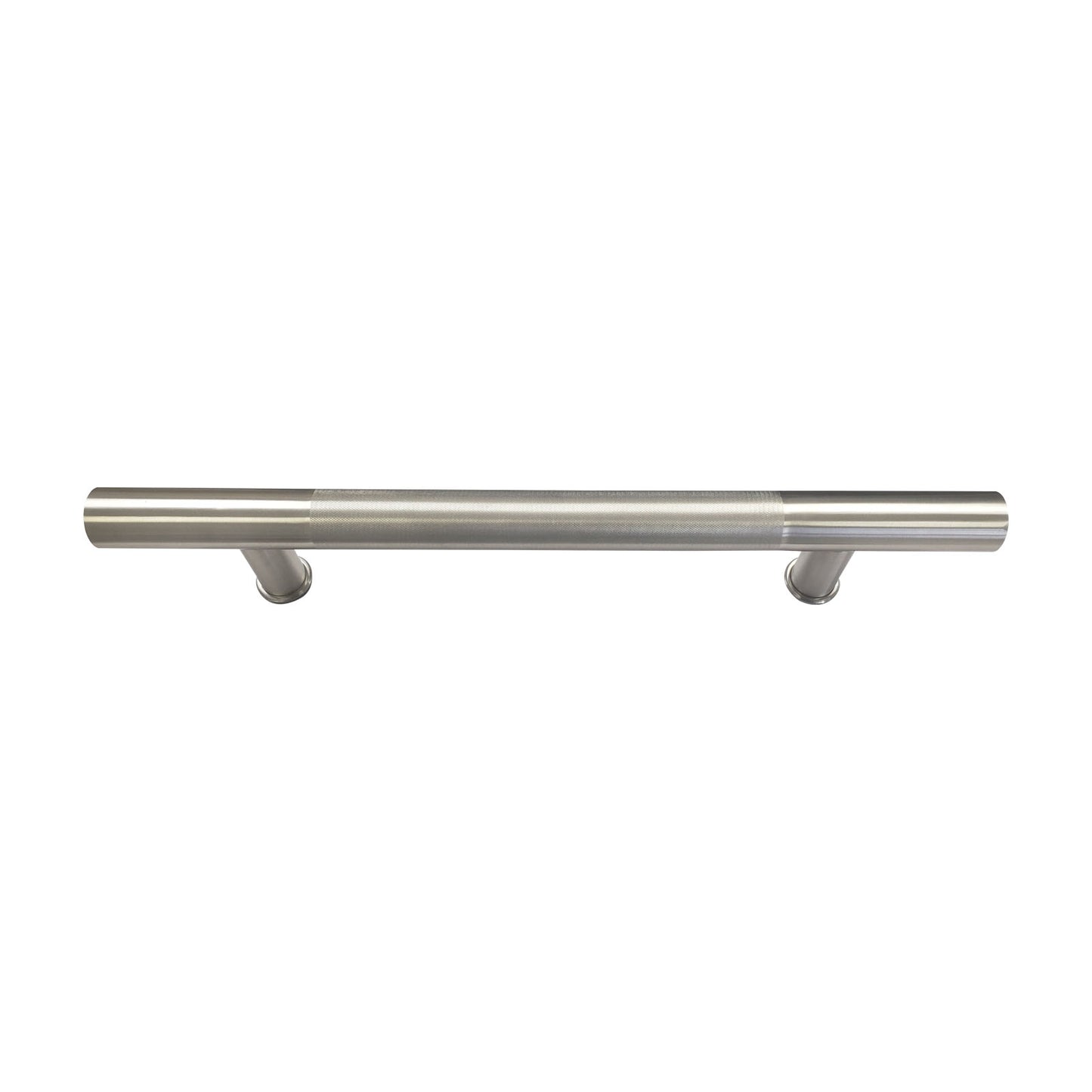 Door Pull Handle Round Knurling 18″ Single Side Stainless Steel