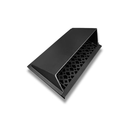 Floor Vent Air Deflector / Diverter 8" x 14" Vent Sizes Including 8"x14" HVAC Decorative Duct Cover for Vents are Beneath a Bed, Sofa, Side Table, or Wardrobes Heavy Duty Cast Aluminum Metal - Modern Design