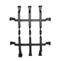 Gate Speakeasy Grille Iron Flat Bar Twist Design 105