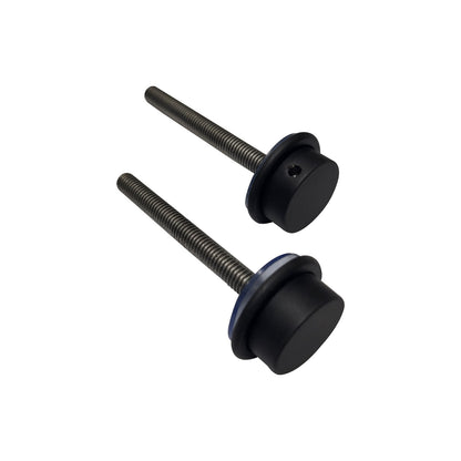 Long Bolts With End Caps Black : Stainless Steel 304 M8x120MM (2 PCS SET)