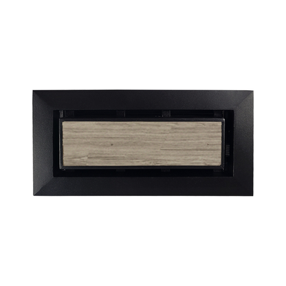 Match The Floor Flush Mount Floor Registers/Vent Cover 4" X 10" with Damper. Faceplate Size: 5.5" × 11.5". High-Quality Metal Cast Aluminum - Black