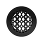 Round Air Vent Duct Grille 6" Top Faceplate Size 7.5" HVAC Decorative Duct Cover Cast Aluminum Powder Coated Re-Paintable for Walls, Ceilings, And Floors Without Damper – Tudor Mushroom design (VR 100)