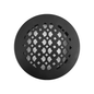 Round Air Vent Duct Grille 8" Top Faceplate Size 9.65" HVAC Decorative Duct Cover Cast Aluminum Powder Coated Re-Paintable for Walls, Ceilings, And Floors Without Damper – Tudor Mushroom design (VR 100)