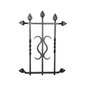 Gate Speakeasy Grille Iron Scroll Design 103