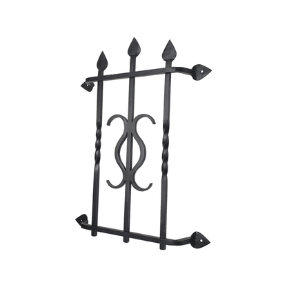 Gate Speakeasy Grille Iron Scroll Design 103