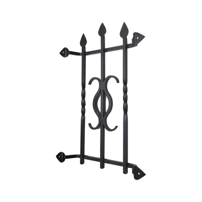 Gate Speakeasy Grille Iron Scroll Design 103