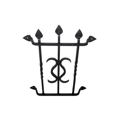 Gate Speakeasy Grille Iron Scroll Design 103