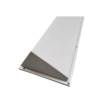 Floor Vent Air Deflector / Diverter – 30″, Covers Mostly 4″X30″, 6″X30″ And 8″X30″, Vent Duct Openings, Decorative HVAC Duct Cover  -  Heavy Duty Cast Aluminum Metal Powder Coated Re-Paintable For Floors, Wall and Ceiling - Modern Design