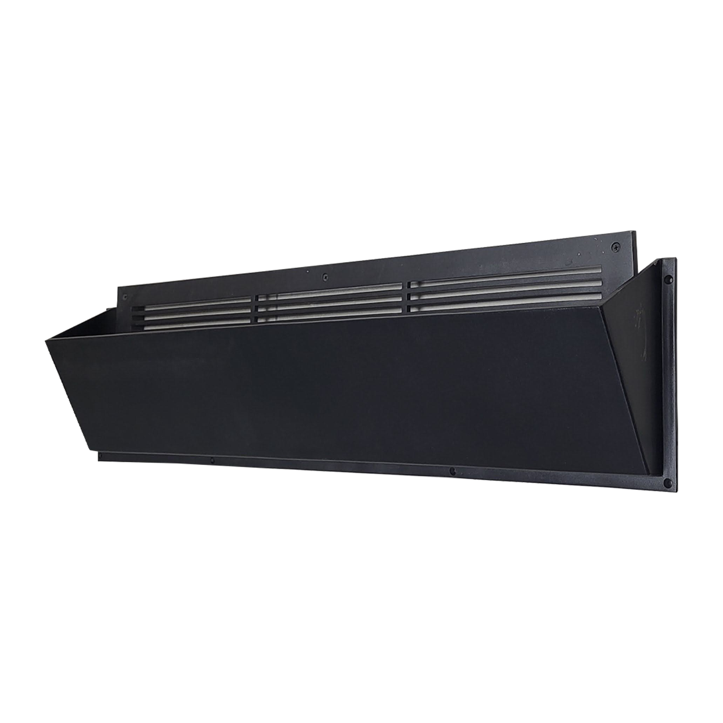 Floor Vent Air Deflector / Diverter – 30″, Covers Mostly 4″X30″, 6″X30″ And 8″X30″, Vent Duct Openings, Decorative HVAC Duct Cover  -  Heavy Duty Cast Aluminum Metal Powder Coated Re-Paintable For Floors, Wall and Ceiling - Modern Design