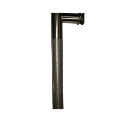 Door Pull Handle Round Knurling Design ‘H’ Type – 48″ Satin